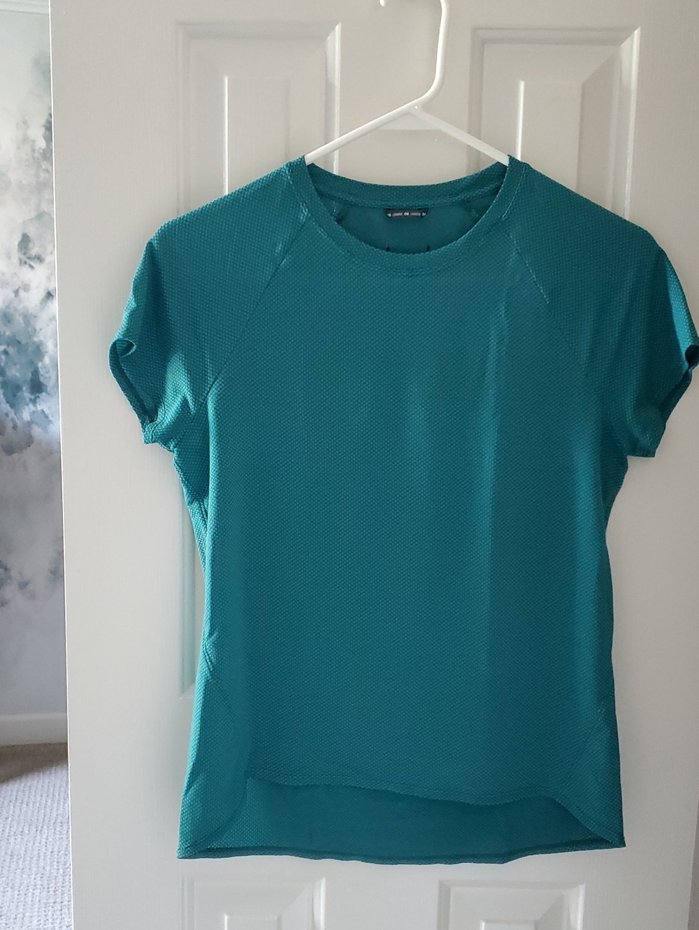Oiselle Flyout Short Sleeve, Emerald (6)